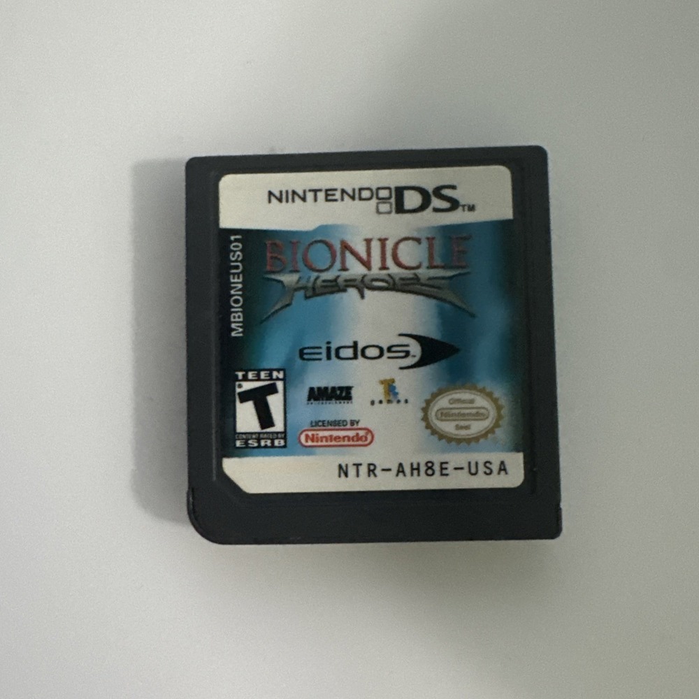 Nintendo DS Bionicle Heroes Video Game Cartridge NTR AH8E USA - Cartridge Only